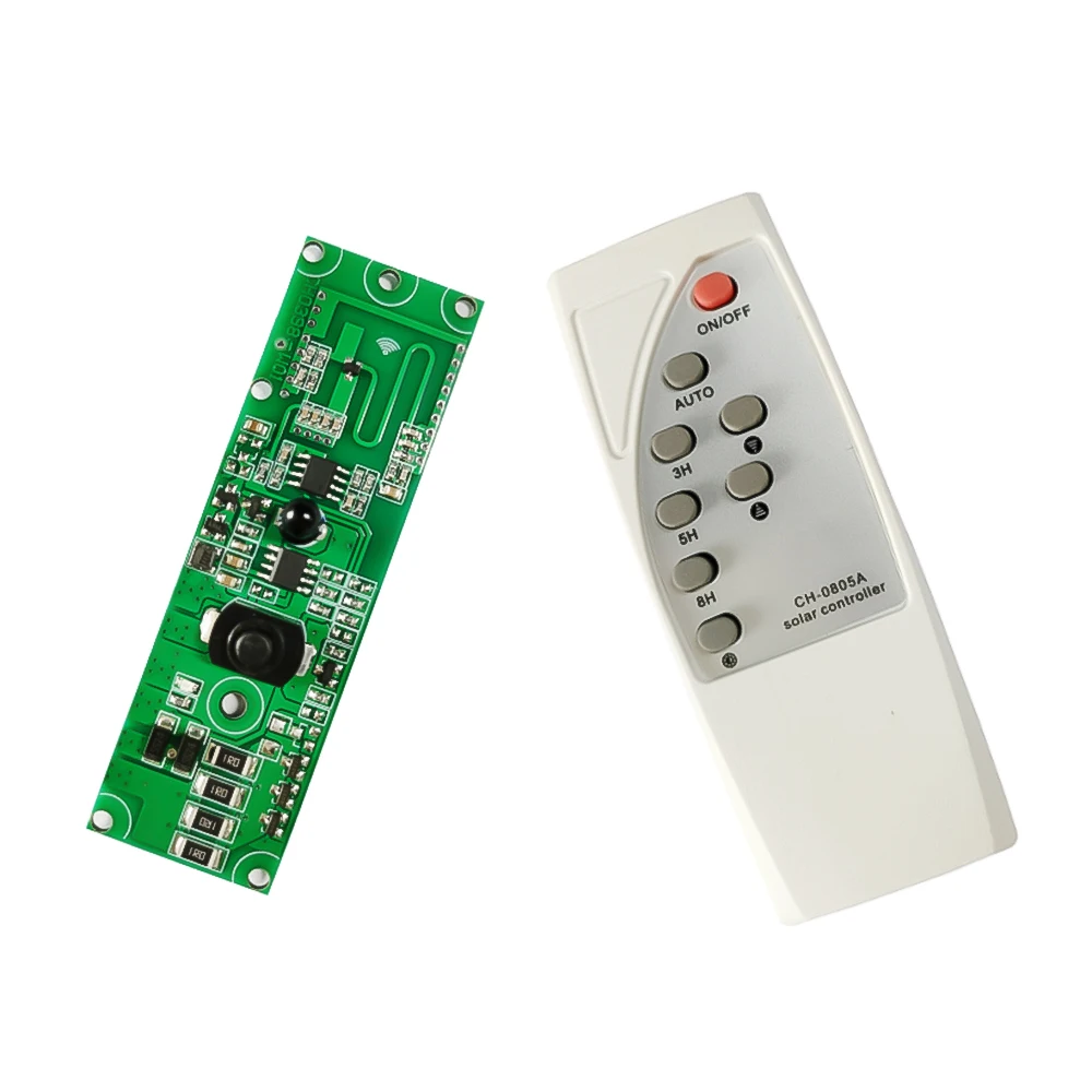 Automatic Control Lamp Board Solar LED Driver Board With Remote Control Multi-function Practical Creative Human Body Induction