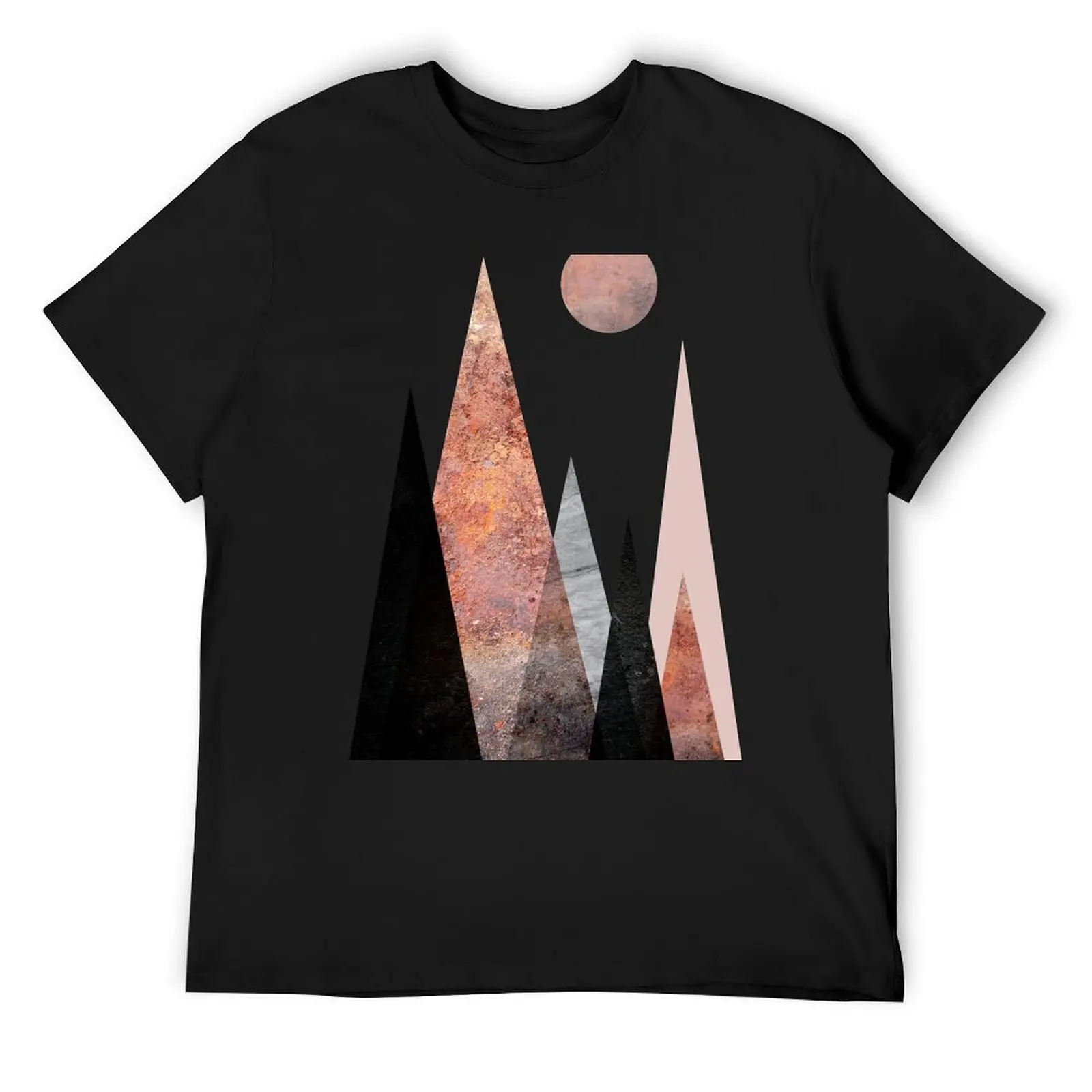 

Scandi Mountain Range T-Shirt customs design your own boys animal print anime clothes t shirts for men cotton