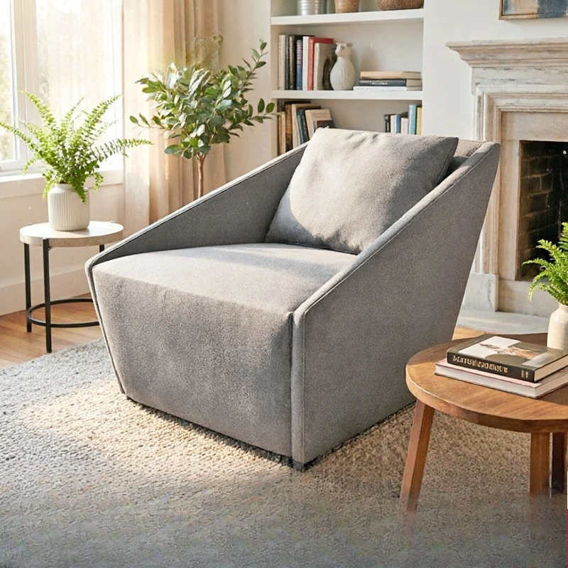 Home hot-selling storage leisure chair business storage single sofa chair fabric small apartment sofa living room small sofa