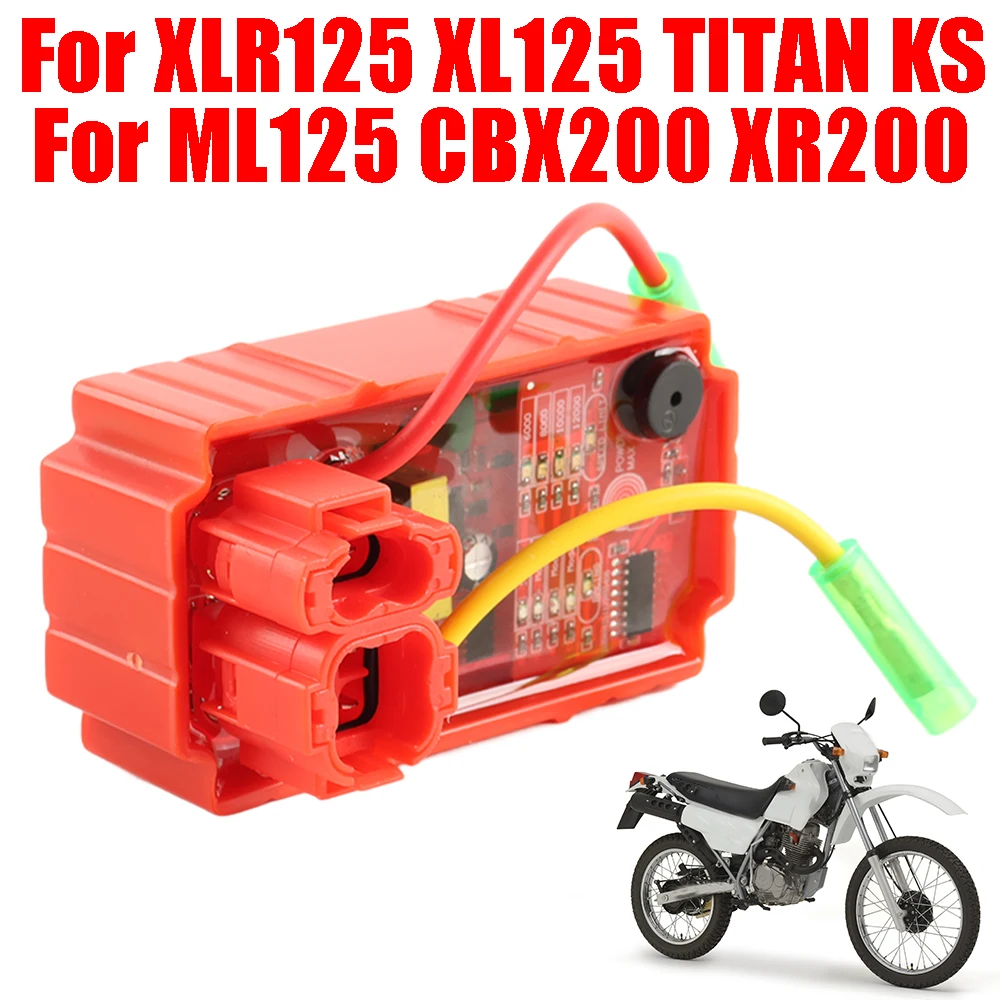 Caja CDI multifuncional táctil inteligente de 6 pines, encendido de motocicleta de carreras para XLR125 XLR 125 XL125 TITAN KS ML125 CBX200 CBX XR200
