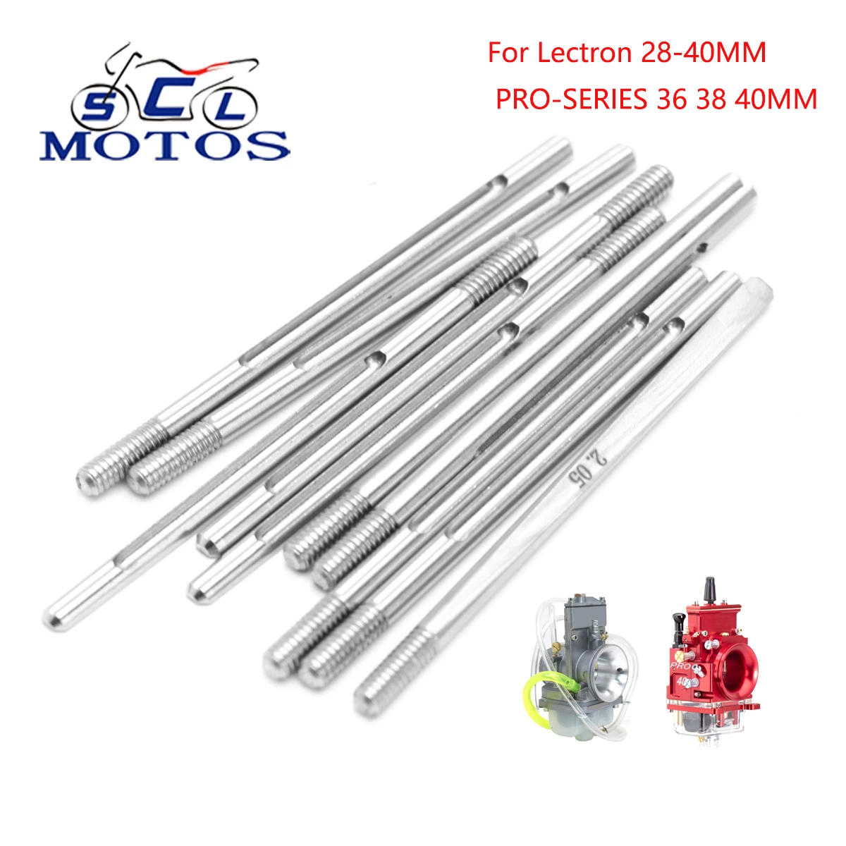 Sclmotos 36-40MM LECTRON Pro-Series  Carburetor Metering Rods Idle Adjuster Screw Repair kits With Oil Storage Tank Tuning Tool