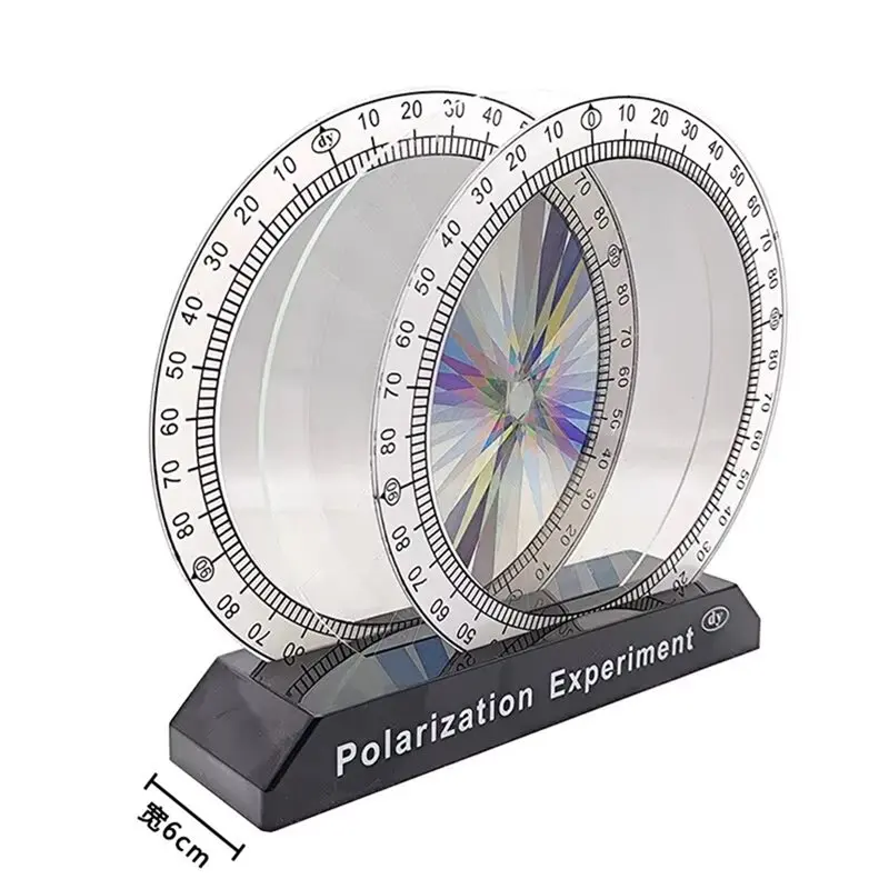 Physics Optical Test Instrument Polarizer Light Polarization Demonstrator Student Experimental Teaching Aids Color