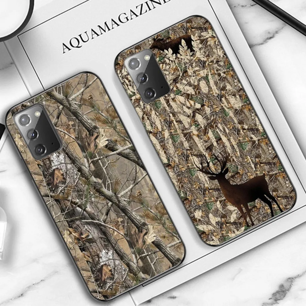 Real-tree Camos Phone Case For Samsung Note 8 9 10 20 pro plus lite M 10 11 20 30 21 31 51 A 21 22 42 02 03