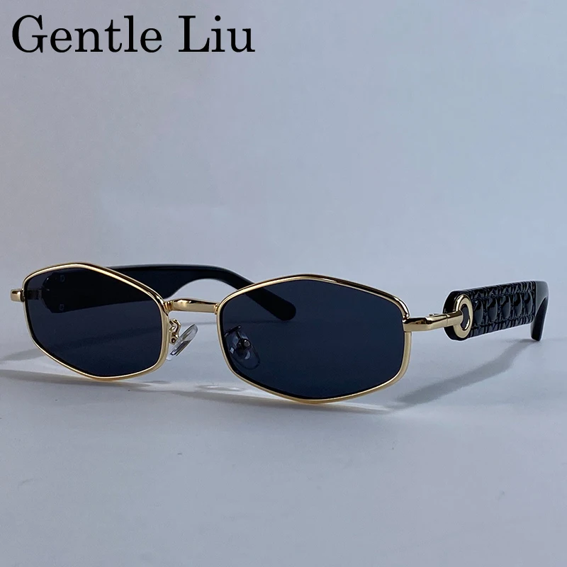 

Small Frame Punk Hexagon Sunglasses Women 2025 Luxury Brand Trendy Polygon Sun Glasses UV400 Driving Eyewear For Ladies Shades
