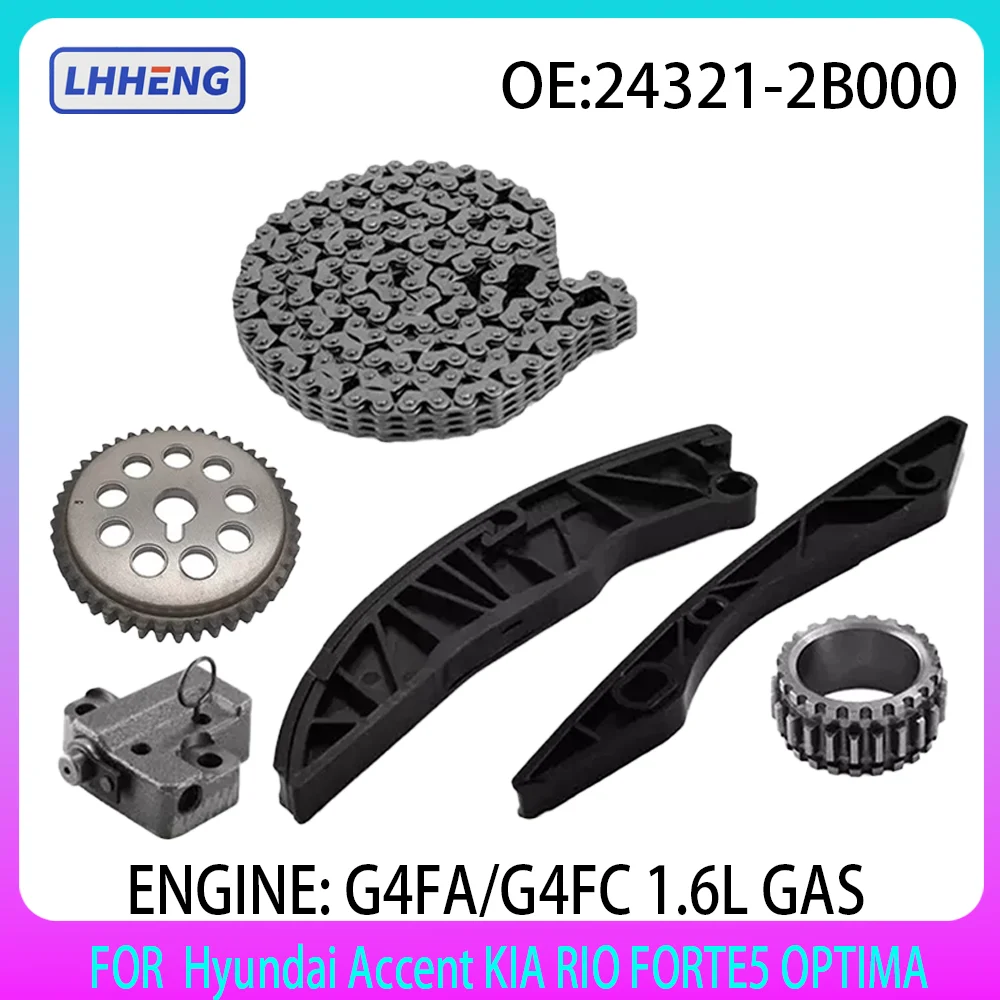 

ENGINE Timing Chain Kit For Hyundai KIA ACCENT i20 i30 ix20 VELOSTER CARENS PRO CEED VENGA 1.6L L4 GAS 1.6 L T 2008-2019