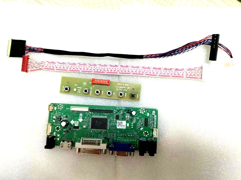 M.NT68676 Driver Board Kit for  LTN156AR21 LTN156AR21-002  1366x768  HDMI+DVI+VGA LCD LED screen Controller Board