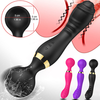 28 Mode Powerful Dildo Vibrator Clitoris Vagina  AV Magic Wand Massager  Anal G Spot Female Mastrubator Adult Sex Toys for Women