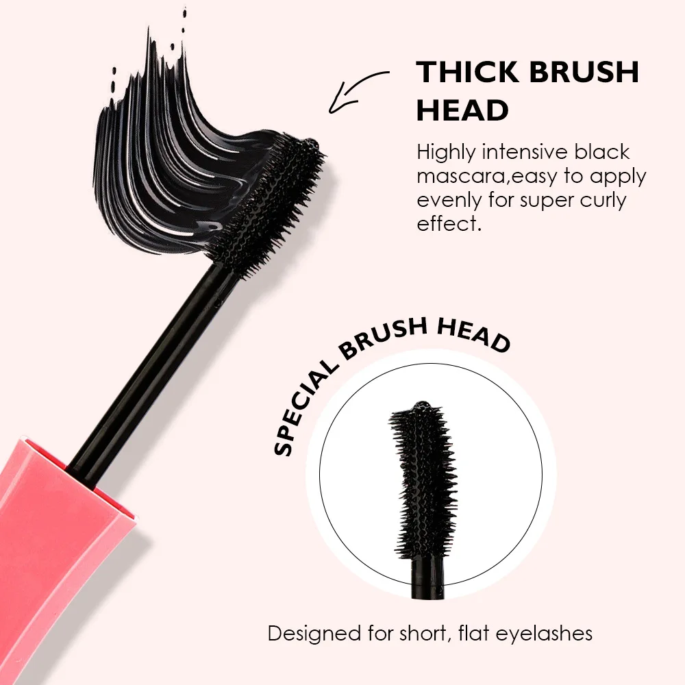 Black Waterproof Mascara For All Lengthening Make Up Products Eyelash Extension Curled Thick Eye Lashes Mascara Cosmetics 20ml