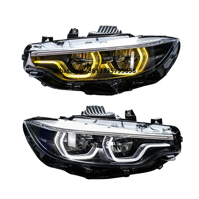 

For F36 Front Light 4 Series F33 F32 M4 Headlight 2013 2020 LCI Front Lamp Upgrade LED Head Lamp Headlights DRL