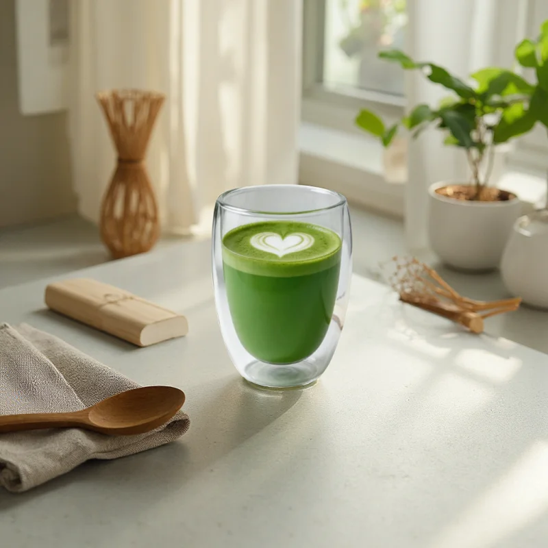 

Creative Double Wall High Borosilicate Glass Mug Heat Resistant Tea Coffee Milk Juice Cup Home Drinkware Set