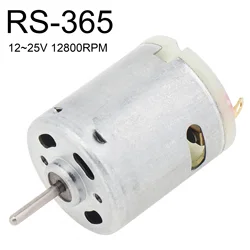 RS365 12V 3.6A 12800RPM Micro Motor Massager Motor Hair Dryer Micromotor with Piezoresistor and Carbon Brush  Office Equipment