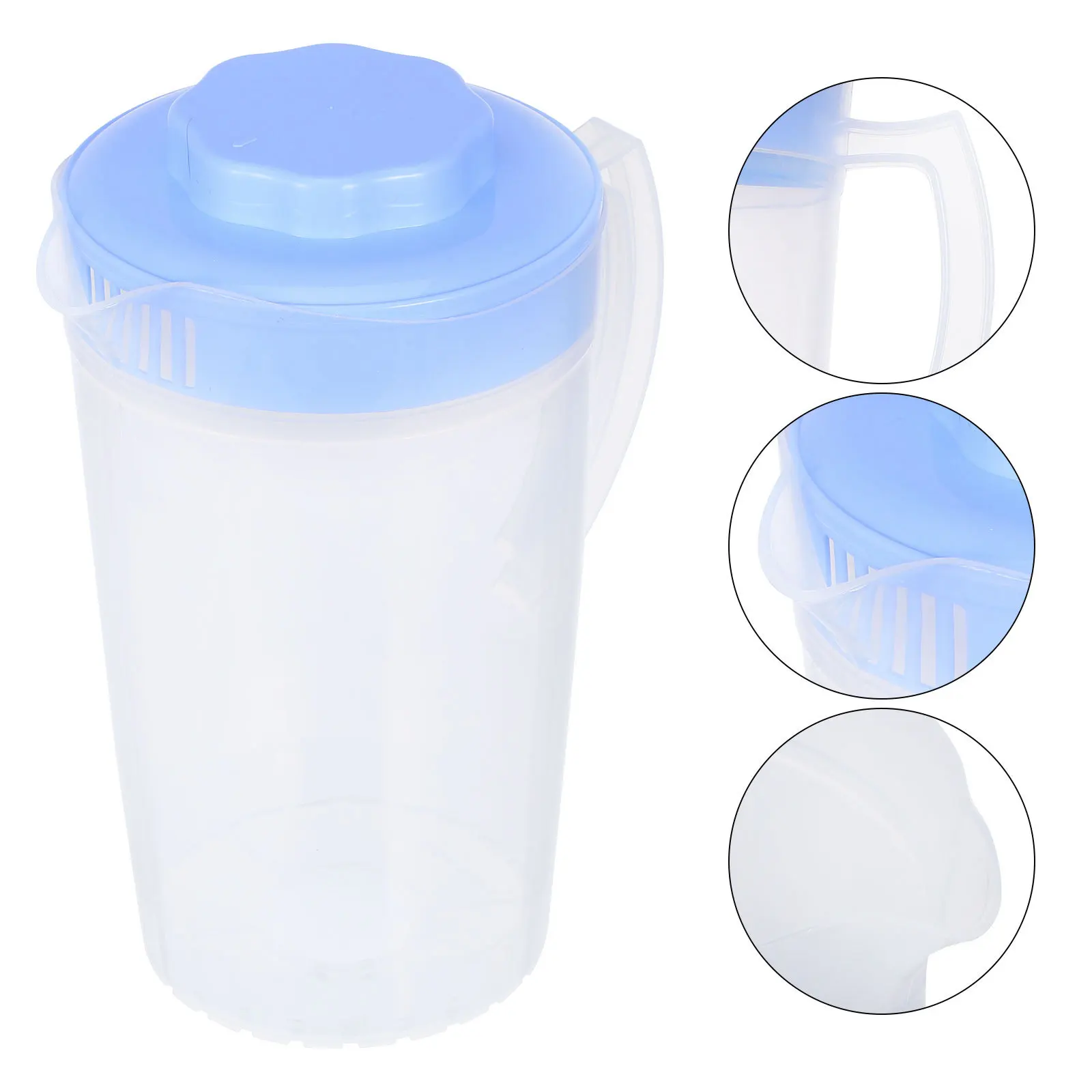 

2Pcs Water Kettle Large Capacity Premium Material Simple Design Easy Clean Home Beverage Pitcher Water Kettle