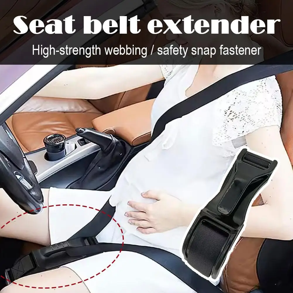 

Maternity Seat Belt Anti-Chafe Strap, Driving Belly Support Cover Squeeze Limiter for Pregnancy Safety Seat Belt Extender