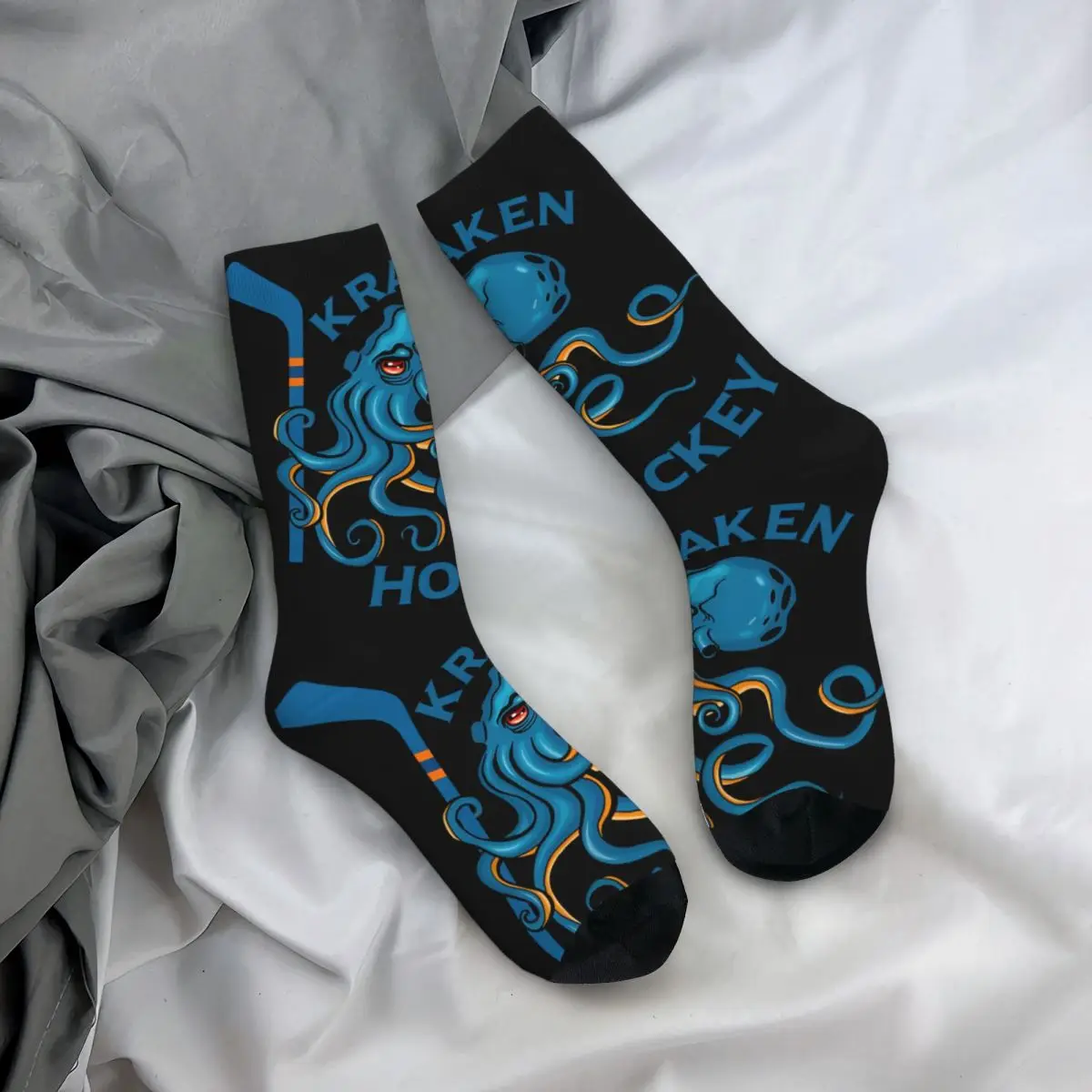 Calcetines de estilo callejero para hombre, calcetín sin costuras, estilo Retro, Harajuku, Kraken, nueva colección