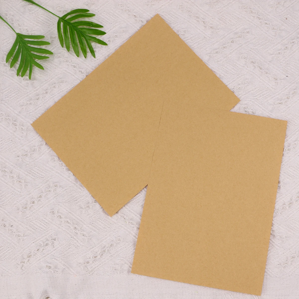 

100 Sheets Kraft Paper Corrugated Blank Decoupage Stationery Vintage Writing Letter