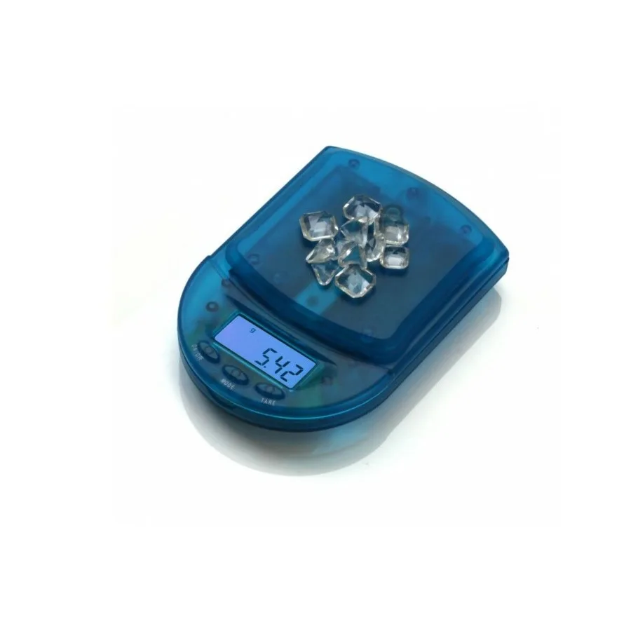 

BCM 100g Digital Packet Scale in Clear Blue