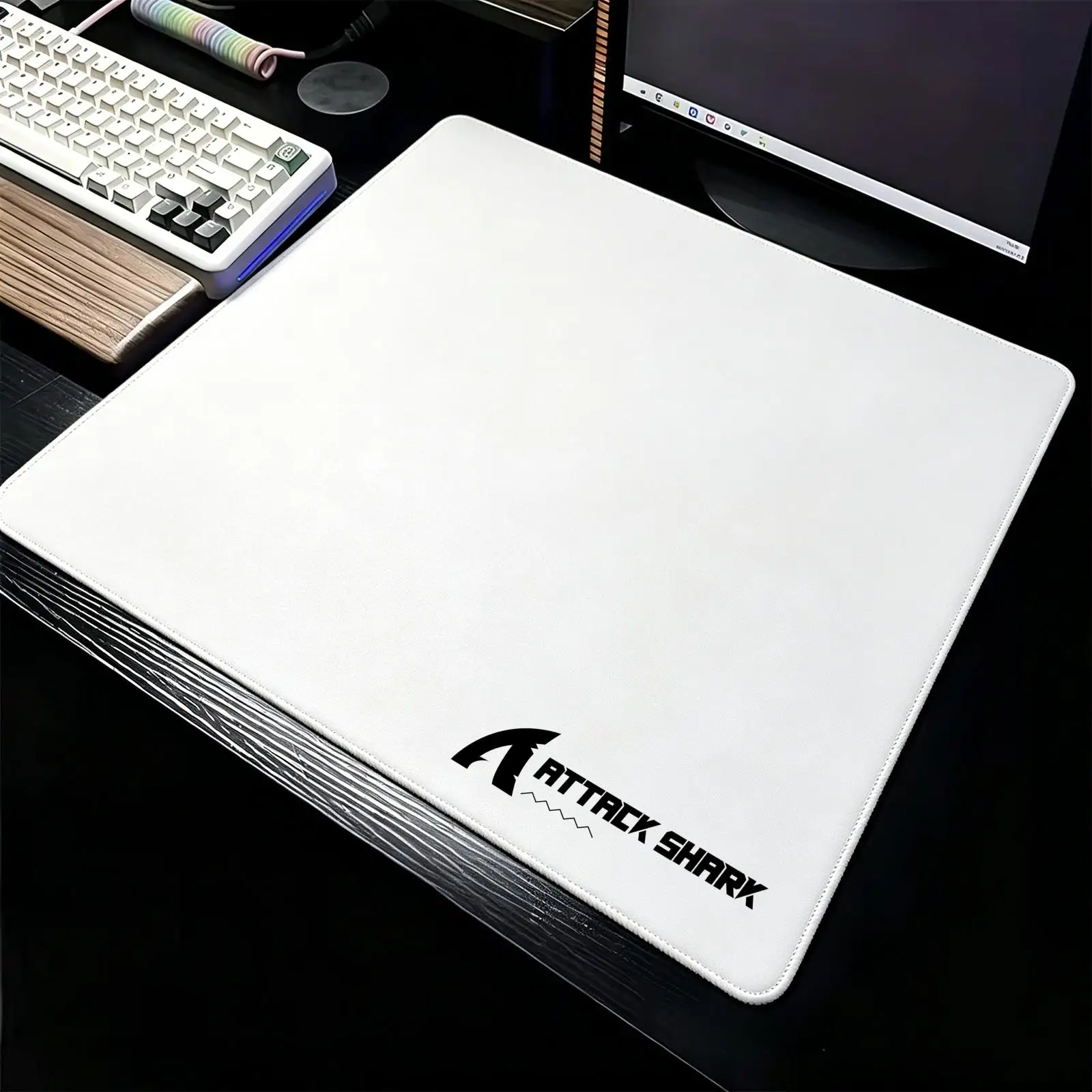 Attack Shark muismat Normale gaming-muismat S/M/L-formaat Kantoor-muismat Laptop-bureaumat Muismat met gestikte rand
