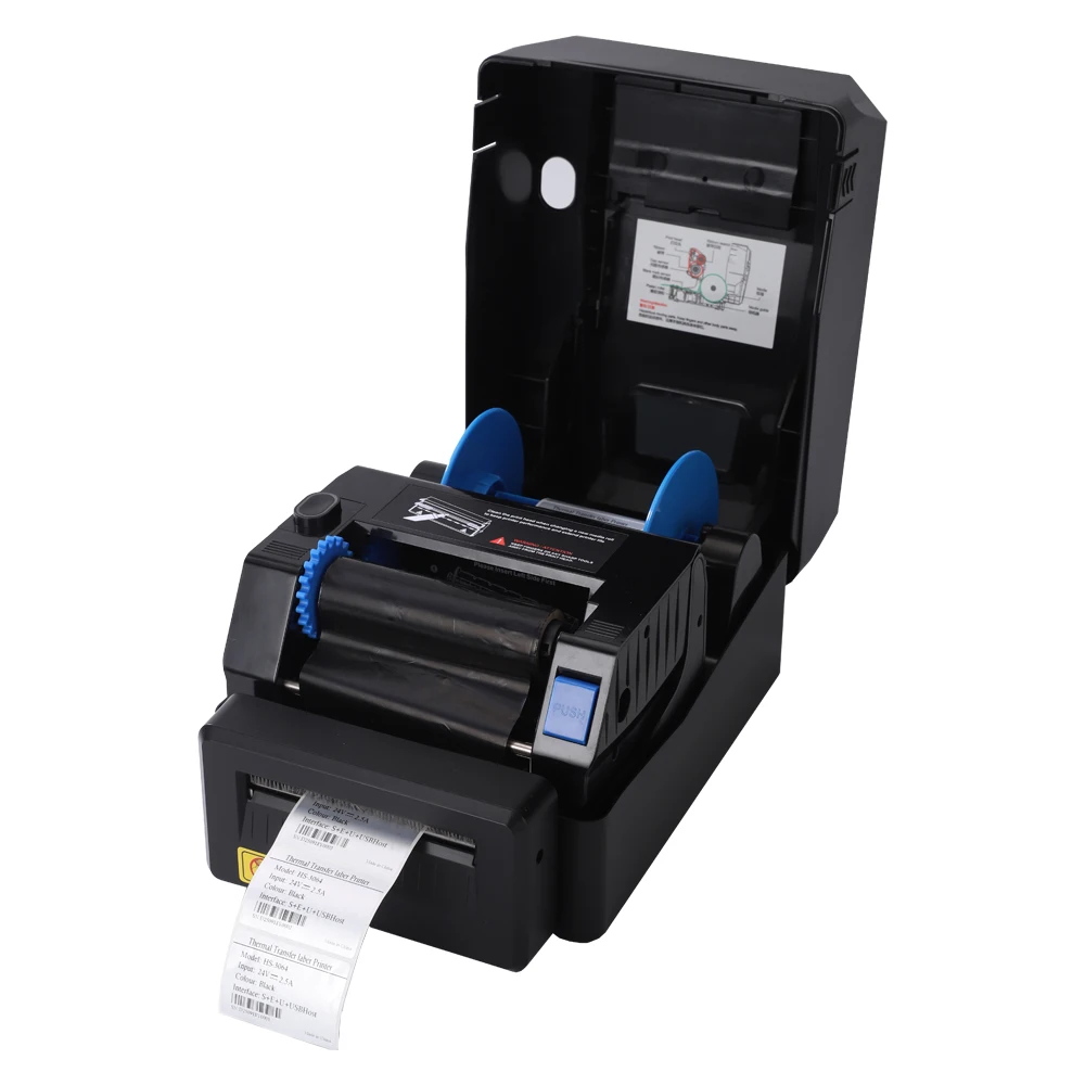 ATV&UTV300dpi Thermal Transfer Label Printer Kit with Cutter Capable of Printing Ribbons for Florists Not Waterproof HS-3064