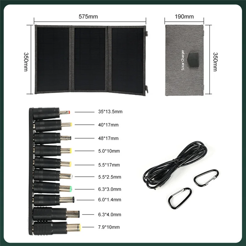 AS94-Portable Foldable Solar Panel Charger Monocrystalline Silicon 30W For Outdoor Camping Solar Battery Charger
