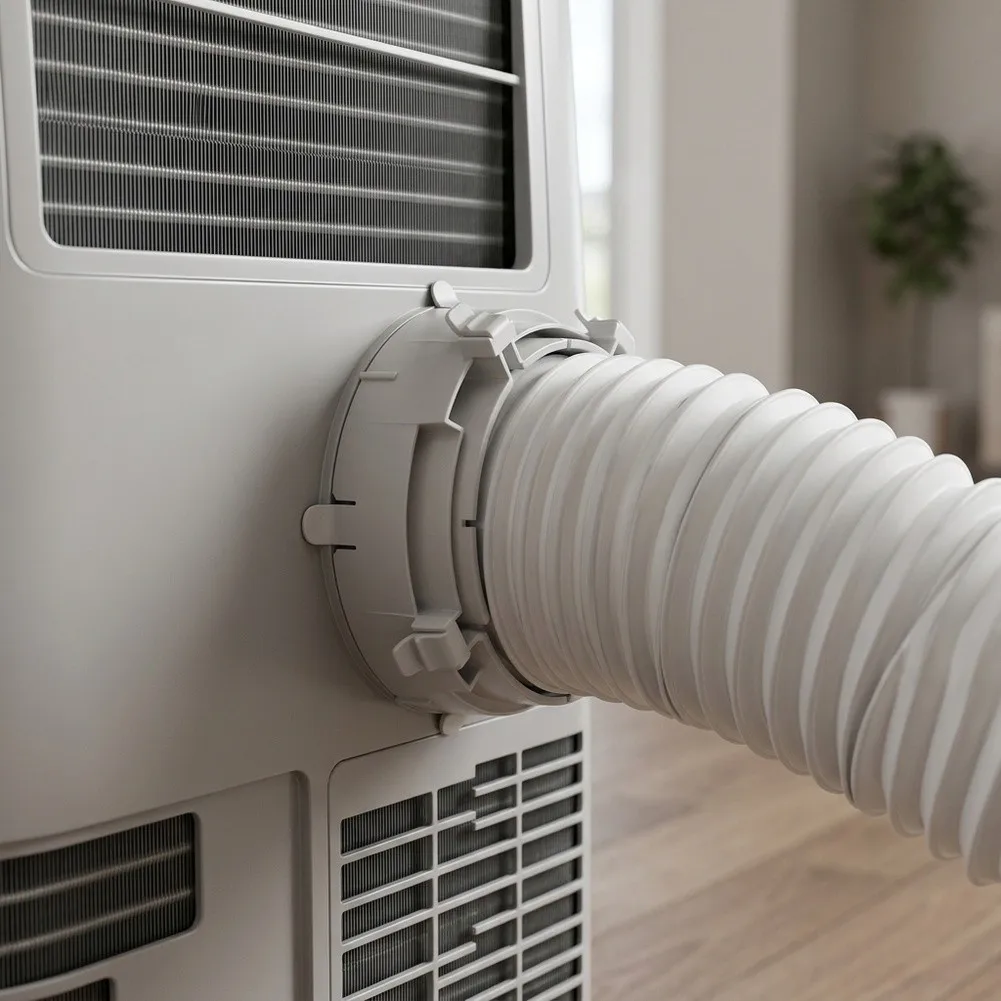 Portable Air Conditioner Pipe Connector With Sealing Plate Kit For Exhaust Pipe Connector Easy Installation