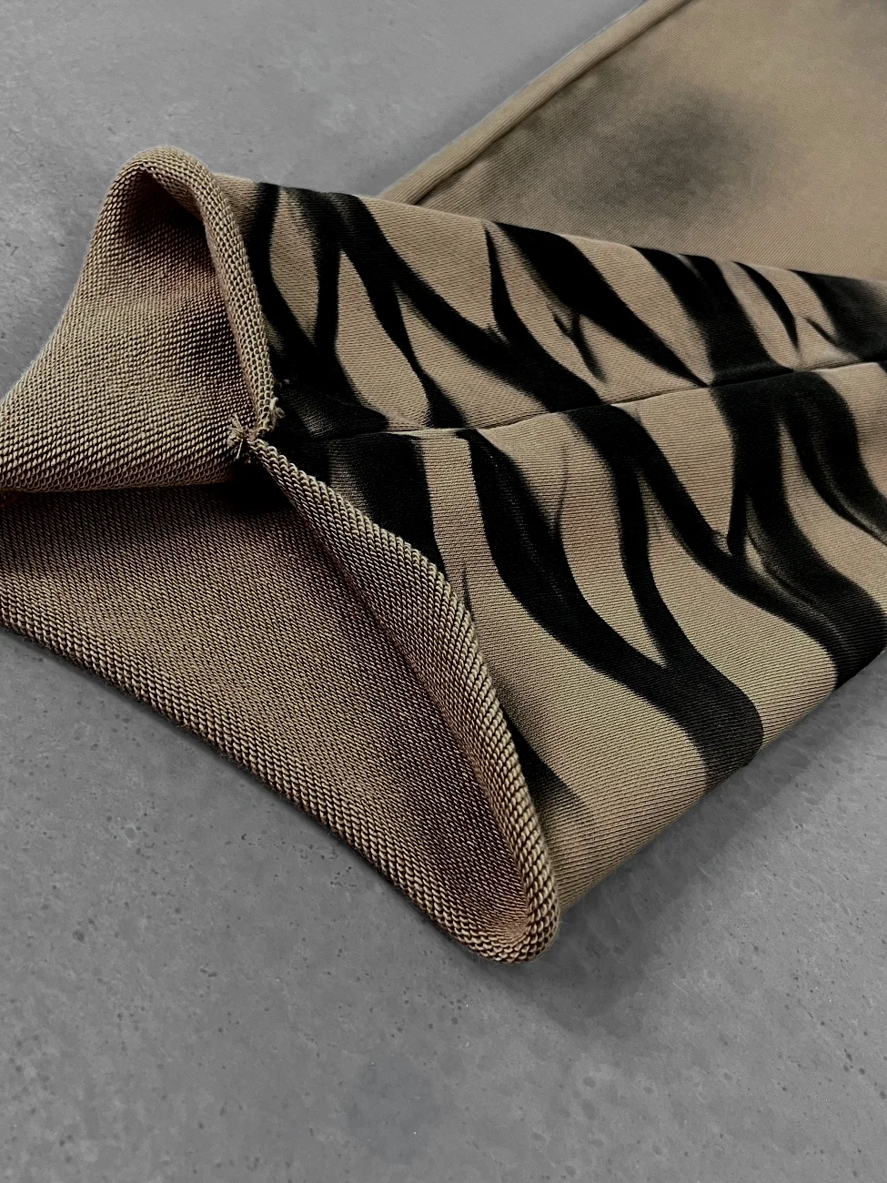 American High Street Fashion Trend Loose Casual Pants Handsome Men Youth Popular Retro Distressed Gradient Loose Long Pants