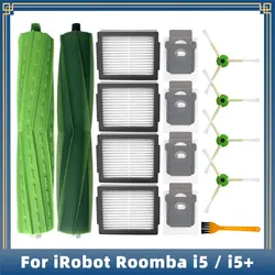 Irobot roomba i5 / i5 + plus/i5152 robô peças de vácuo, acessórios, escova lateral principal, filtro hepa, saco de pó