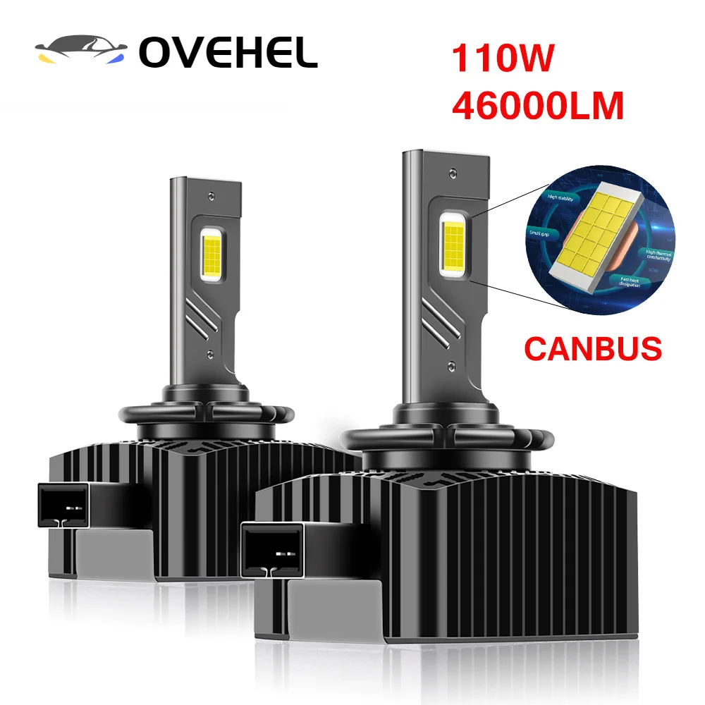

Auto Bulbs 1:1 Xenon D1S Led Headlight 46000LM 110W Canbus D1S D3S D2S D4S Car Light D1R D4R D2R D3R 6000K CSP Chip