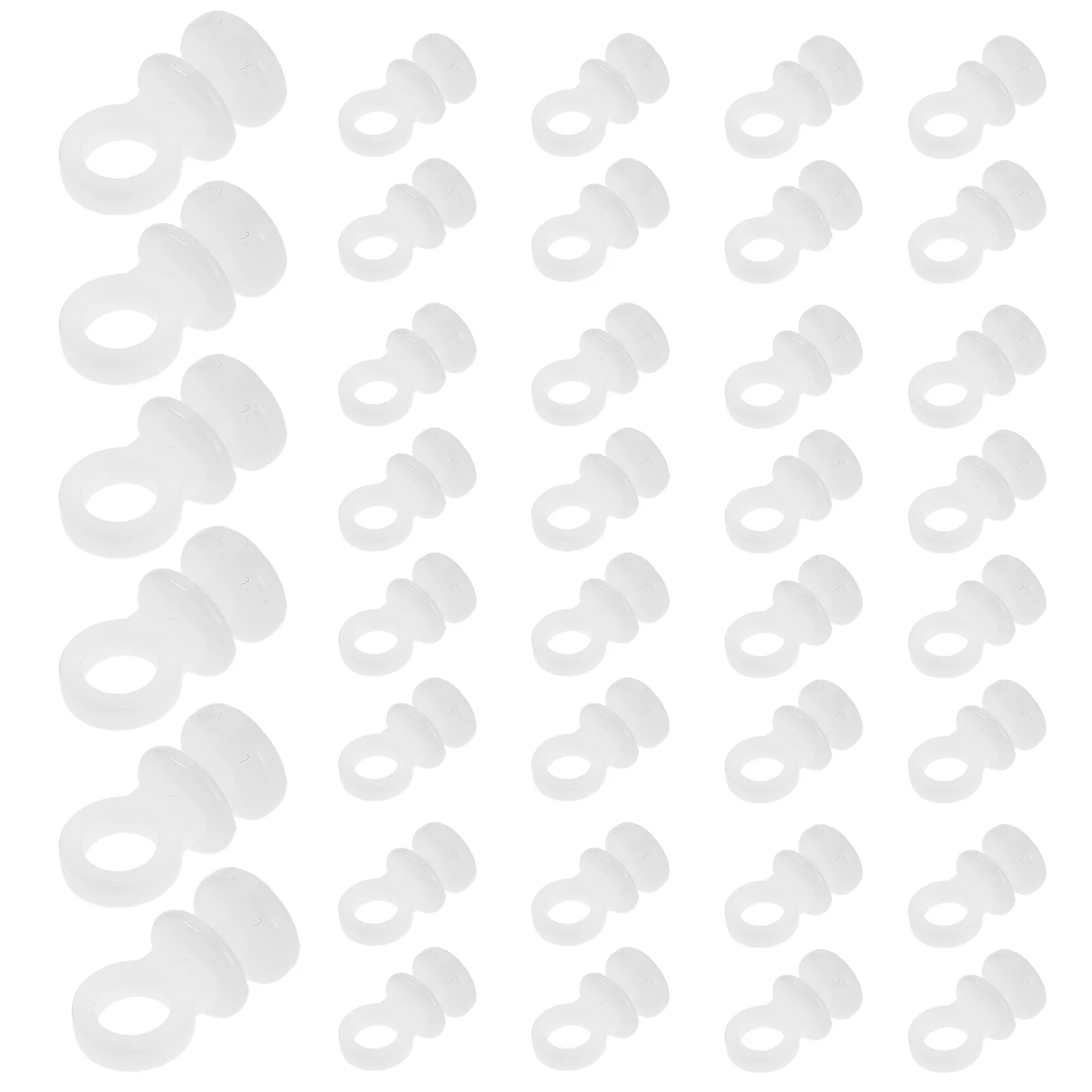 

500pcs Car Curtain Hooks Compatible With General Motors Durable Plastic Gliders For Window Shade Track Carriers Replacement