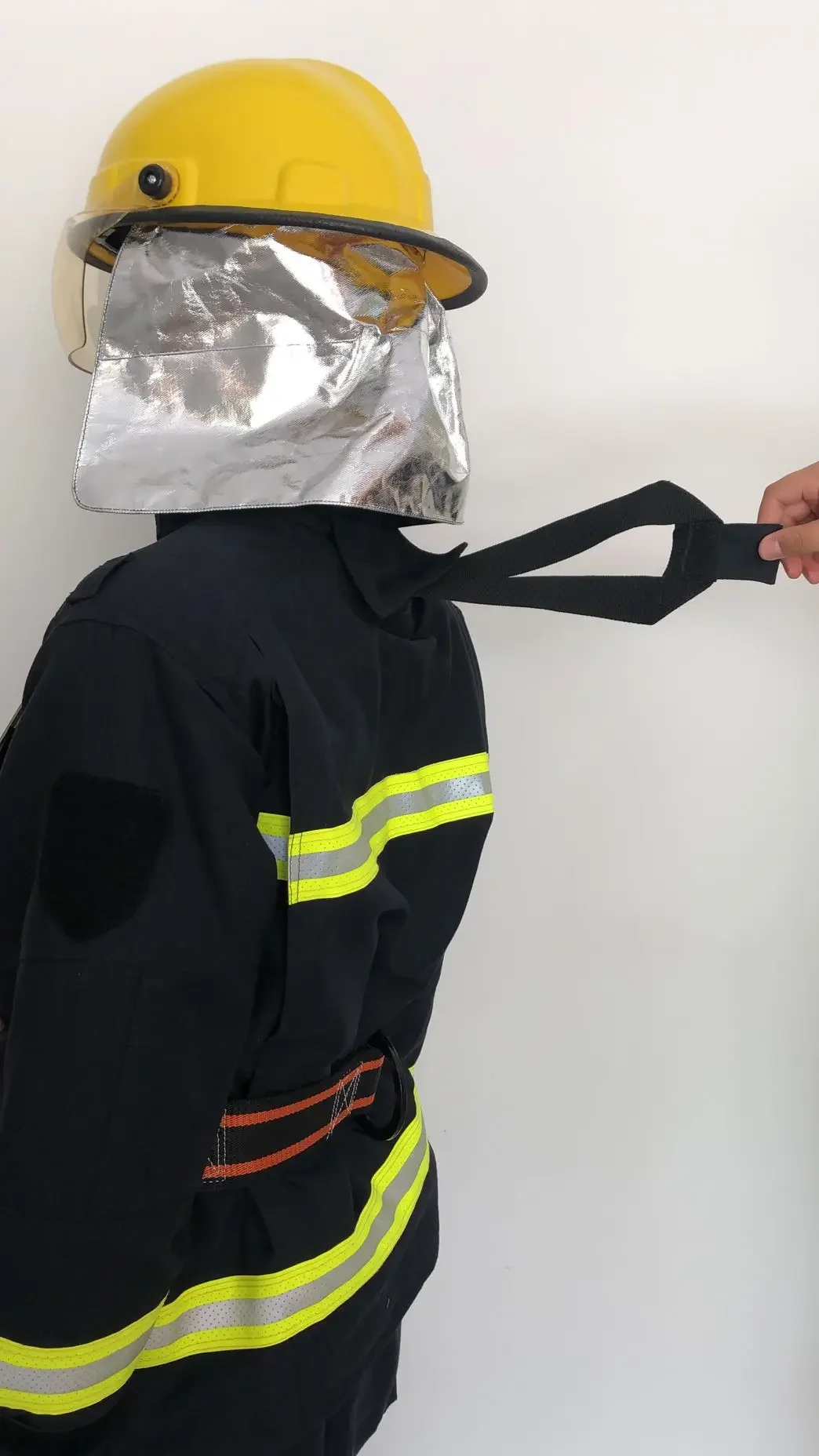 Traje de seguridad para bombero, protección contra incendios, estándar CE, tipo DRD