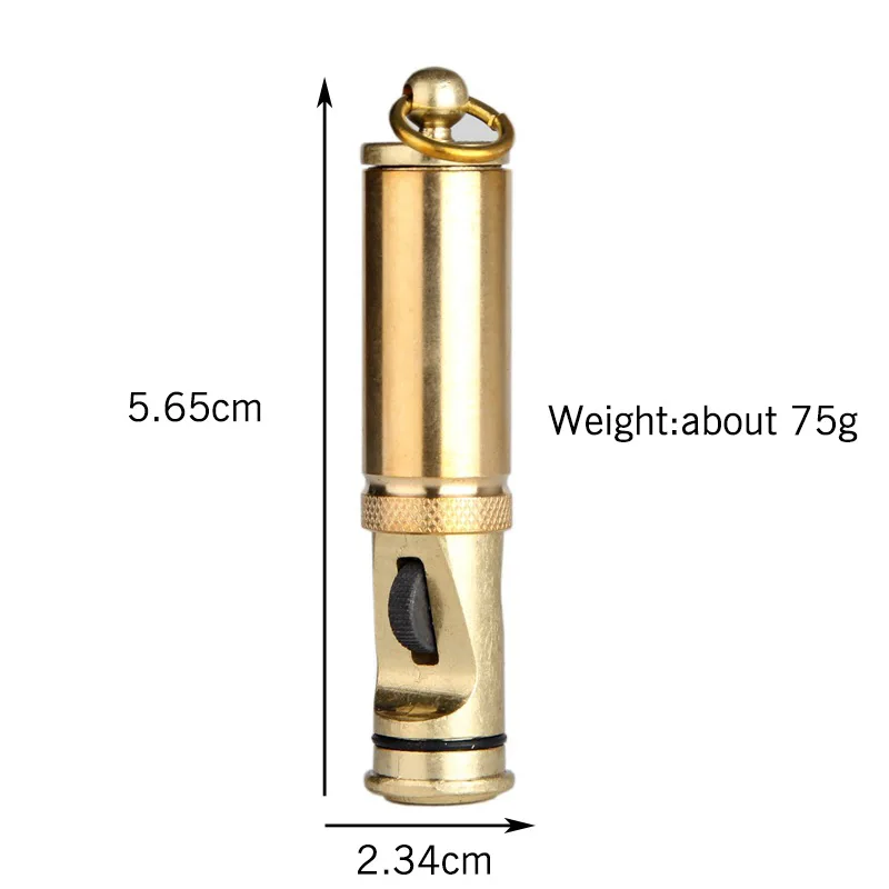 New Cylindrical Kerosene Lighter Push-pull Retro Creative Grinding Wheel Open Flame Lighter Cigarette Cigar Igniter Men\'s Gift