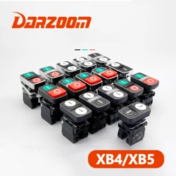 XB5/XB4 series double key with light button switch Red green black and white double arrow High quality
