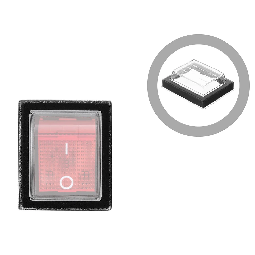 

20Pcs Rocker Switch Covers Comfortable Touch Switch Protection Guards Versatile Application Button Protective Cover Sticker