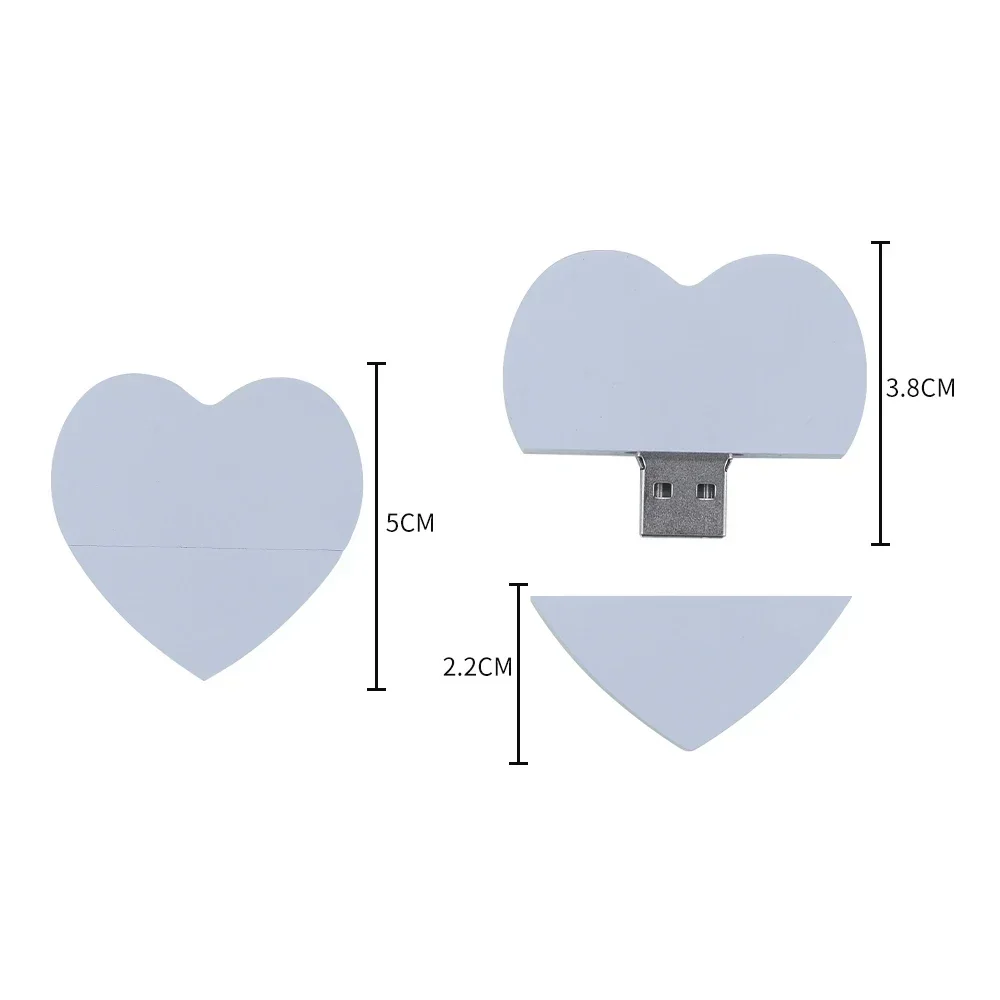 محرك فلاش USB على شكل قلب وردي 128 جيجابايت شعار مخصص مجاني ذاكرة عصا 64 جيجابايت محرك خشبي جميل 32 جيجابايت 100% سعة حقيقية قرص U 16 جيجا بايت