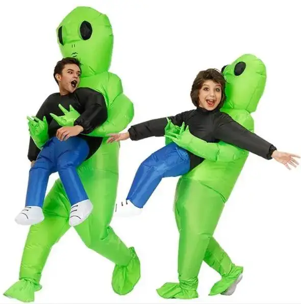 Kids Adult Alien Inflatable Costume Kids Party Cosplay Costume Funny Suit Anime Fancy Dress Halloween Costume For Woman