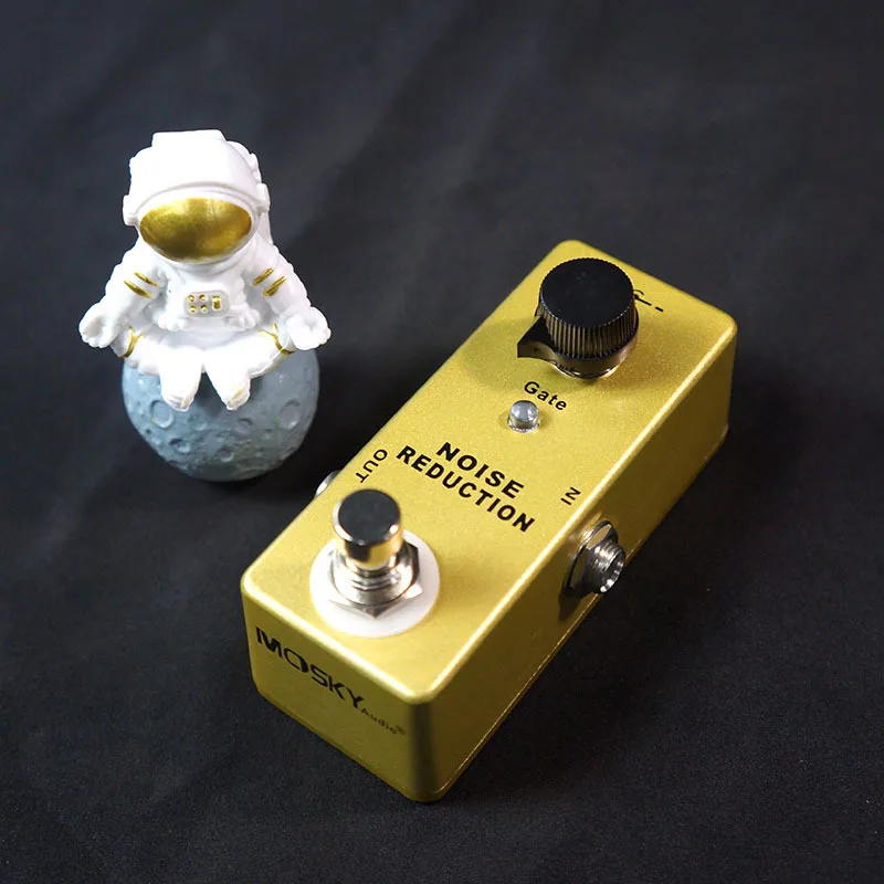 MOSKY Noise Gate Guitar Effect Pedal, Noise Reduction Single Stompbox, True Bypass Electric Guitar Accessory