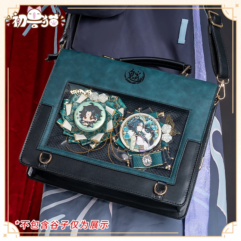 IN magazzino Xiao/Klee/Wanderer/Raiden/Venti/Zhongli Doujin Bag Genshin Impact Itabag School Bag puntelli Cosplay
