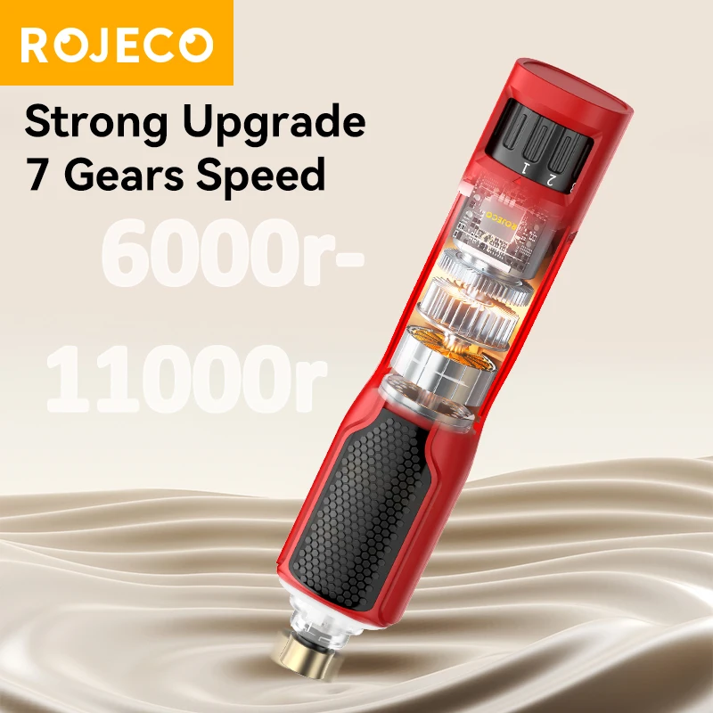 ROJECO Electric Pet Nail Grinder Dog Cat Rechargeable Nail Clippers LED Light Pet Claw Nail Grooming Trimmer Accessories - Image 2