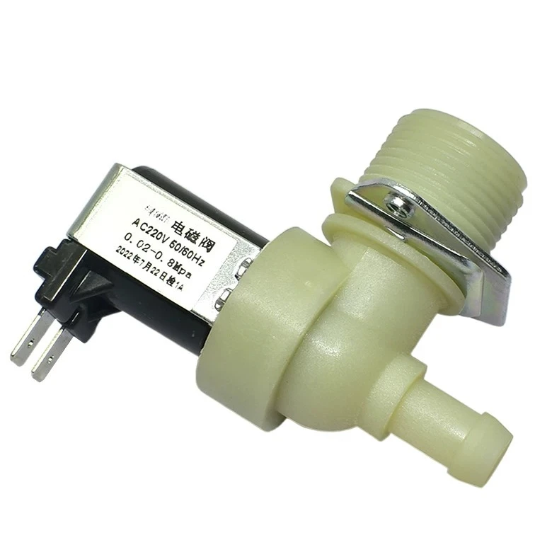 Universal ice machine, water inlet valve AC220V solenoid plastic 6 points, water flow switch replenishment