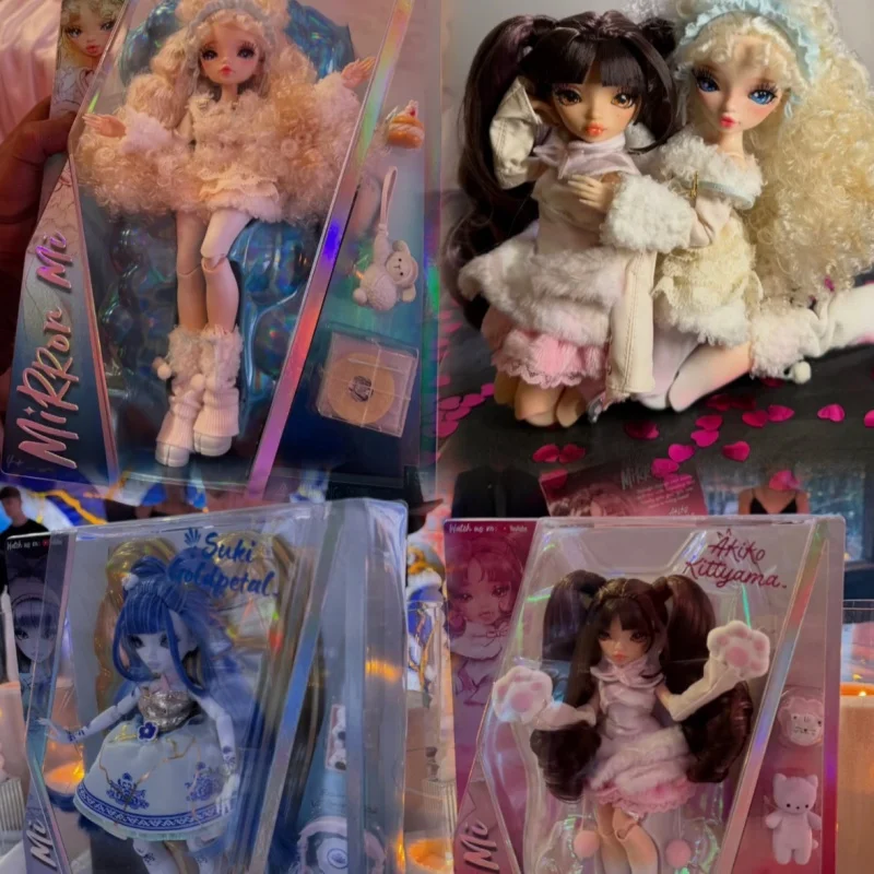 New Mirror Mi Doll Fashion Dress Up Doll 28cm Multi Joint Movable Action Figure Cute Fashion Model Collection Toys Birthday Gift