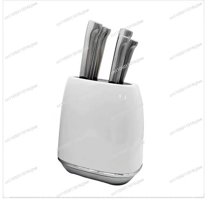 For Knife Holder, Retro Stainless Steel Whole Set, Kitchen Utensils, Knife Holder Only