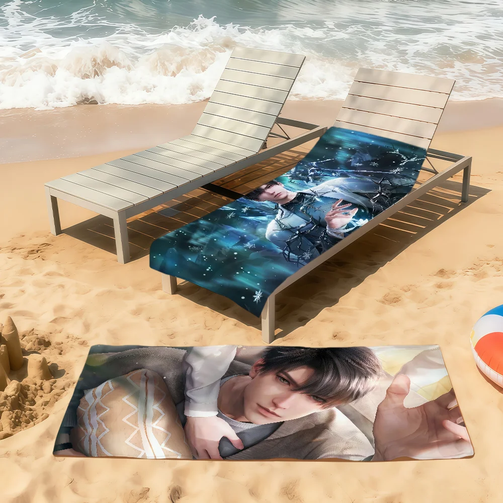 game Zayne muscle Love and Deepspace Towel Soft Quick Dry Beach Towels for Gift Travel Gym bathing Spa Camp sport Pool Towel