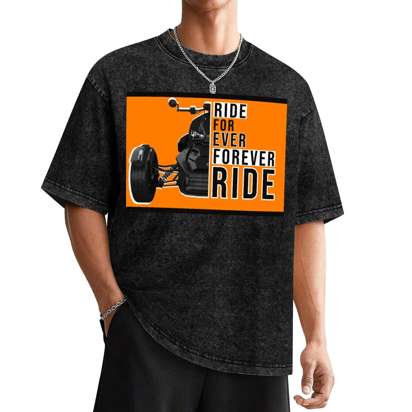 Ryker forever ride T-Shirt hippie clothes Funny t-shirts tshirts personalised summer 2025 black t-shirts for men