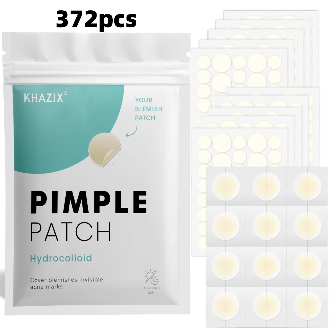 Nighttime Hydrocolloid Acne Patches Pimple Spot Stickers for Face Skin Blemish Cover Daily Care
