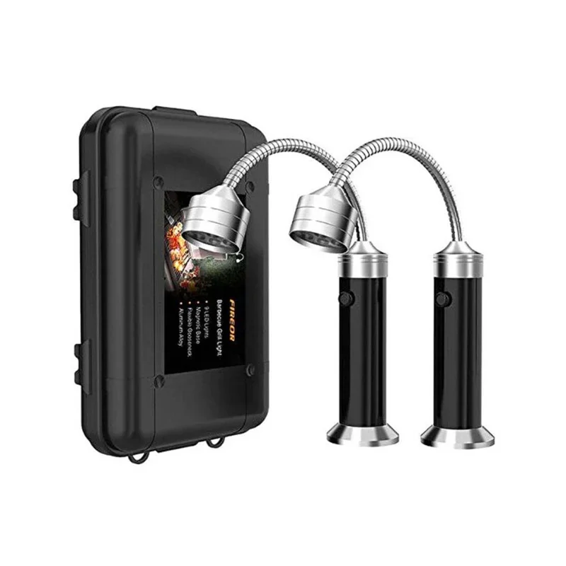 

1-10pcs Portable 360 Degree Magnetic LED Grill Light Lamp Adjustable BBQ Barbecue Grilling Lights Outdoor Grill Lighting Tools