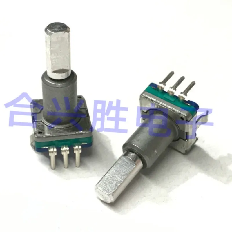 1 Piece EC11 Car Navigation Encoder With Switch 30 Positions 15 Pulses Shaft Length 20.5MM