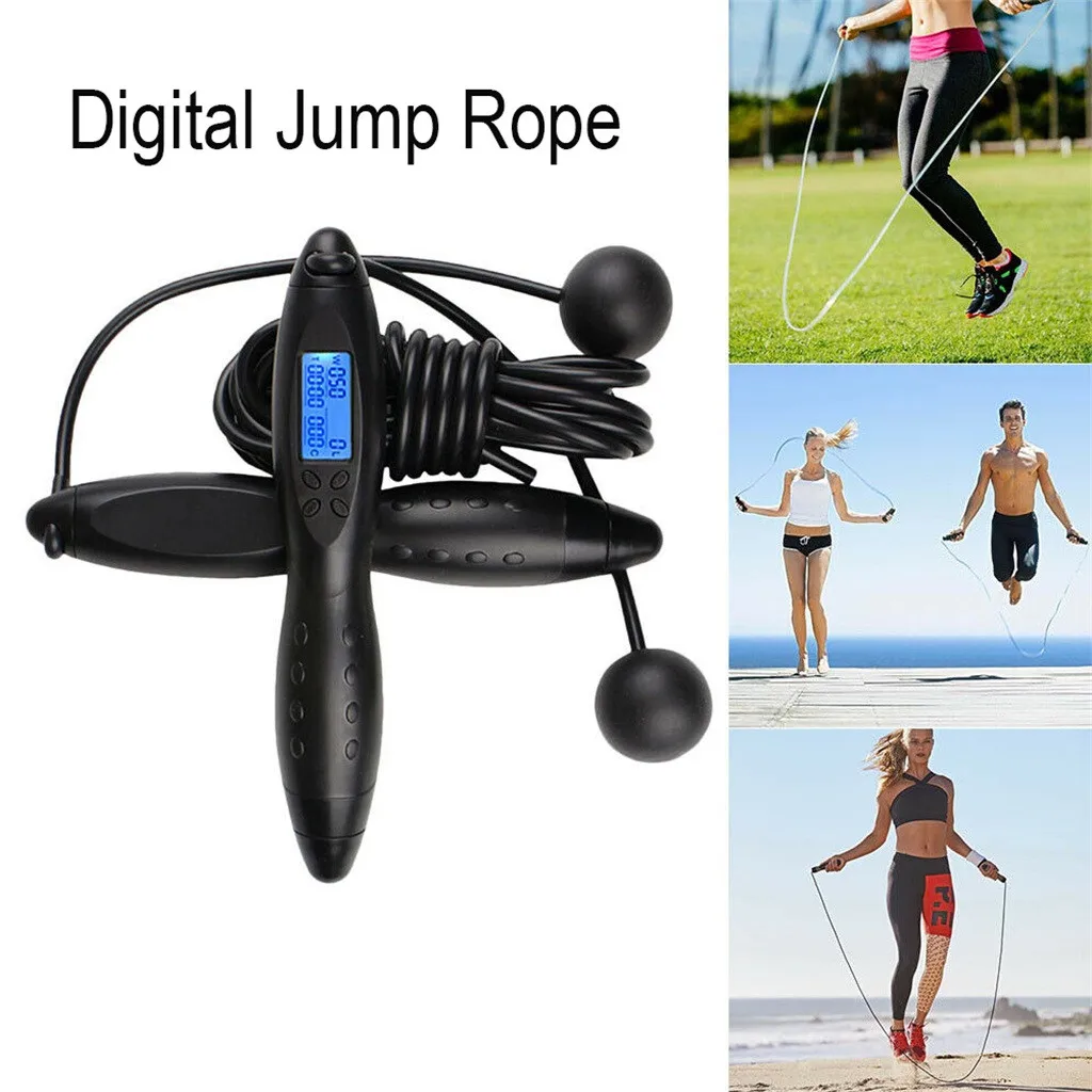 3M Jump Ropes with Electronic Counting Skip Rope Outdoor Lose Weight Fitness Equipment Cordless Rope Skipping Cuerda Deporte