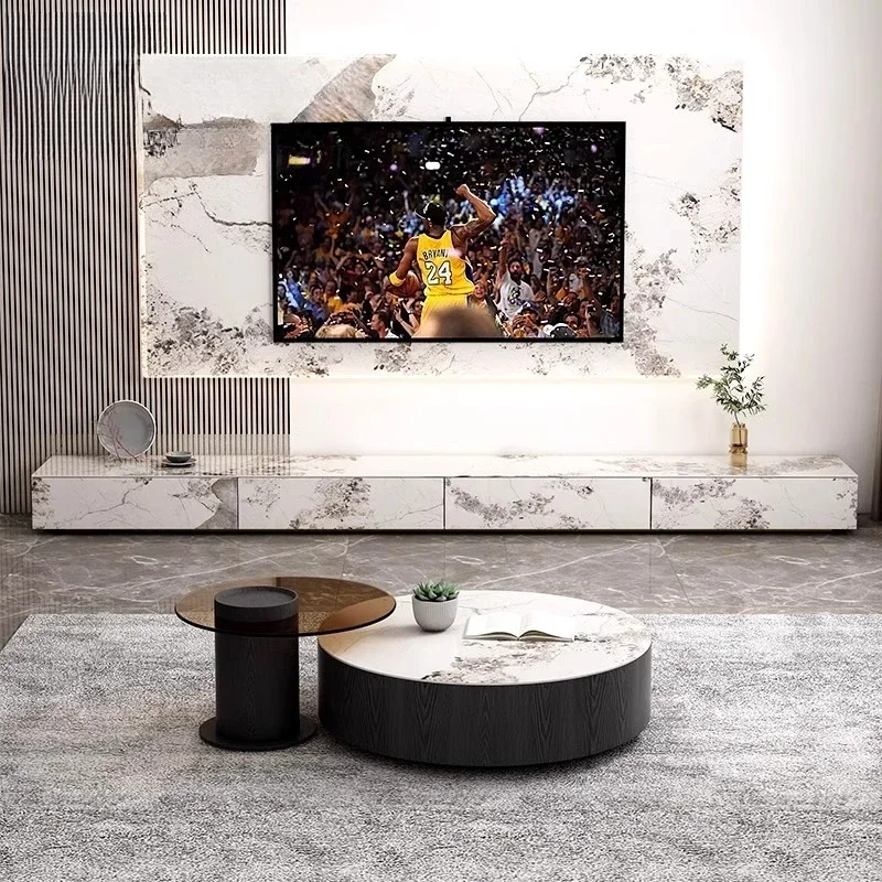 

Storage Designer TV Cabinet Luxury Modern Living Room Display Tv Table Salon Trendy Unique Muebles Entrance Hall Furniture