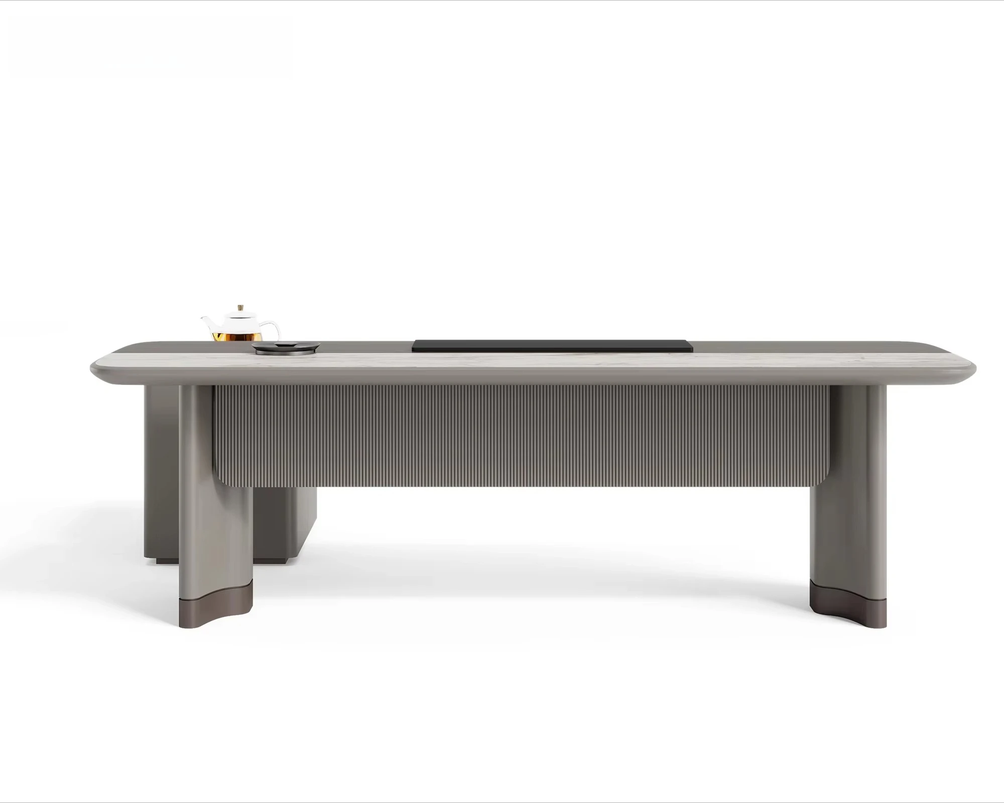#`Modern Office Desk with Clean Design and Spacious Worktop for Professional Offices