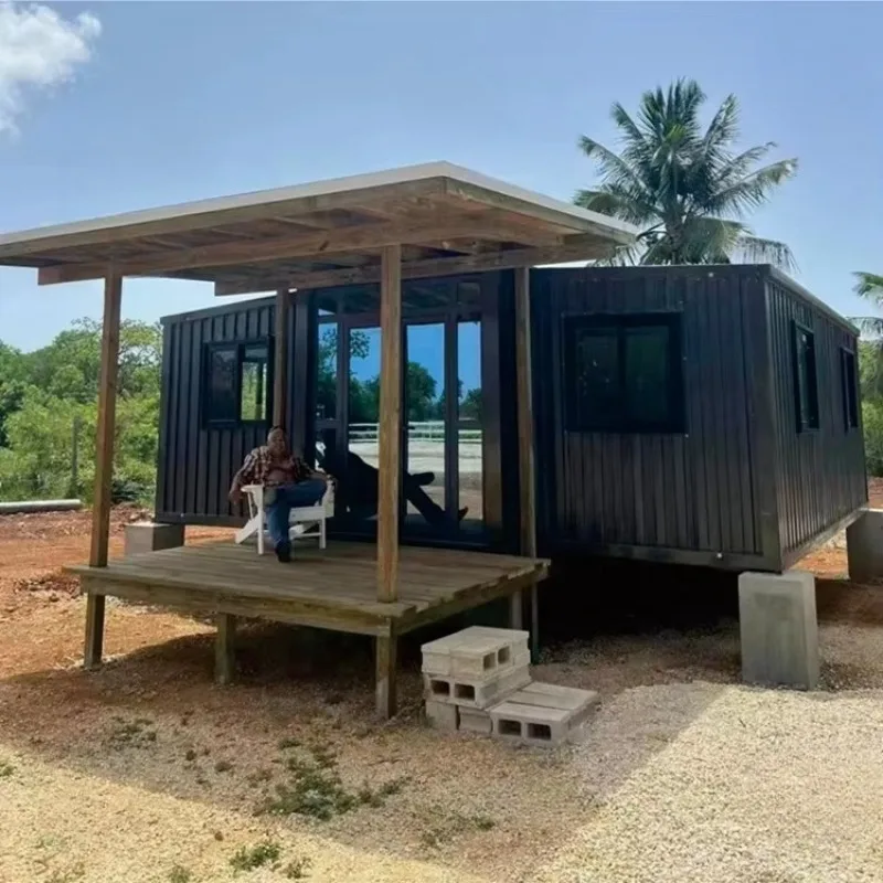 Casa Contenedor Grande de 40 Pies x 20 Pies, Casa Contenedor Expandible de Lujo, Casa Prefabricada, Casa Móvil Extensible de Lujo, Casa Prefabricadas