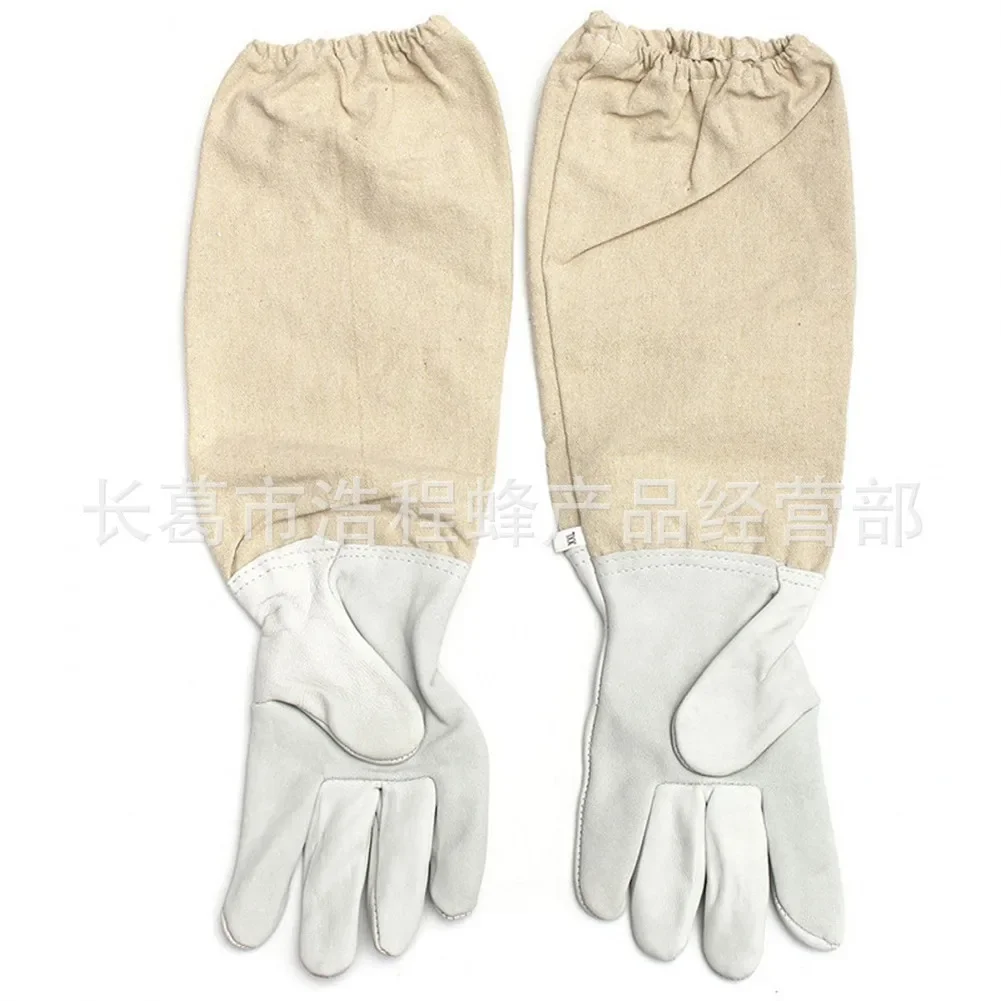 Beekeeper Suit Safety Protective Space suit kid gloves with Hat for Anti Bee Breathable Veil Beekeeping Bee-Proof Clothing